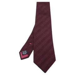 Cravatta in seta a righe viola Boss by Hugo Boss