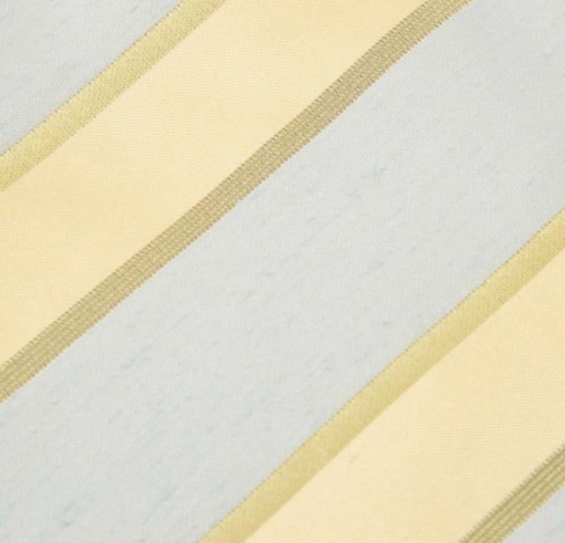 Boss By Hugo Boss Corbata de seda con textura de rayas diagonales amarillas/azules Beige en venta