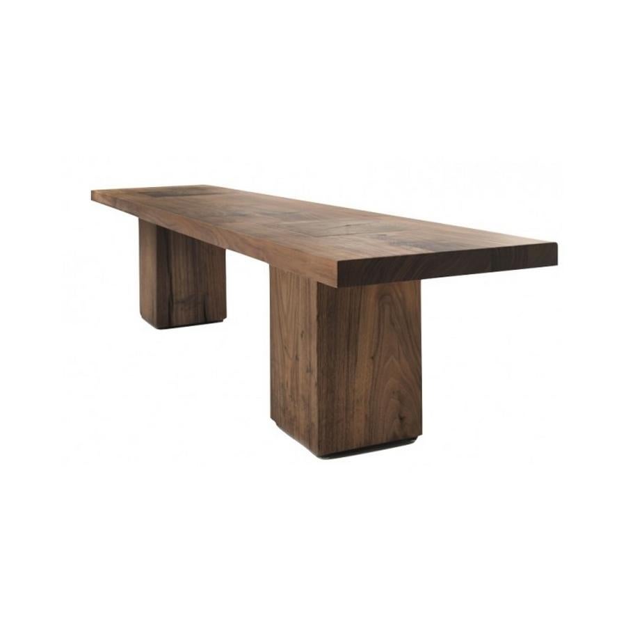 Modern Boss Executive Walnut Bench, Made in Italy For Sale