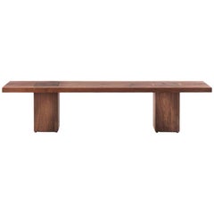 Boss Executive Walnut Bench, Made in Italy