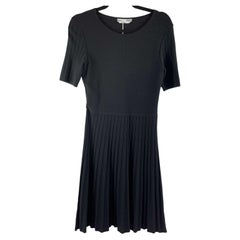 BOSS HUGO BOSS New w/ Tags Frida A-Line Knit Short Sleeve Black Dress S
