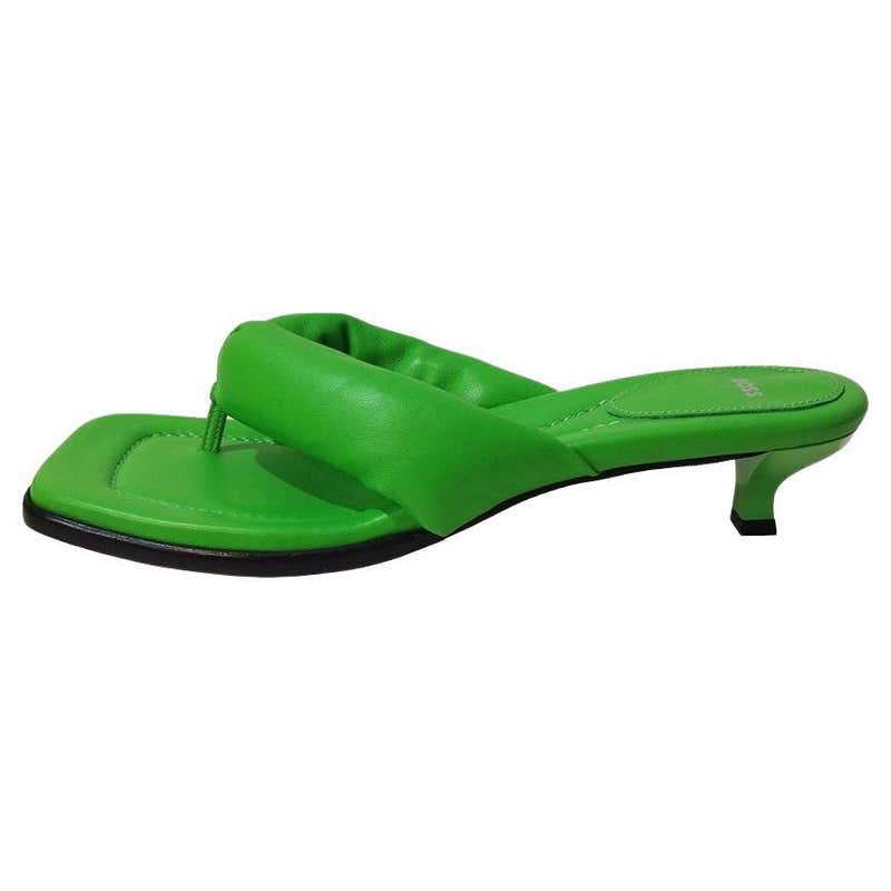 Boss Leather sandal size 40 For Sale at 1stDibs