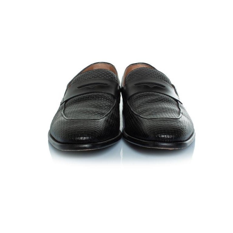 Boss, Lisbon woven leather loafers For Sale at 1stDibs display picture 2