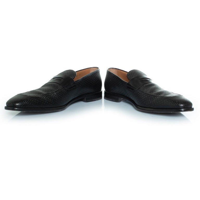 Boss, Lisbon woven leather loafers For Sale at 1stDibs display picture 3