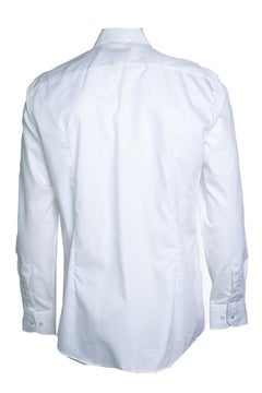 Boss, white slim fit shirt