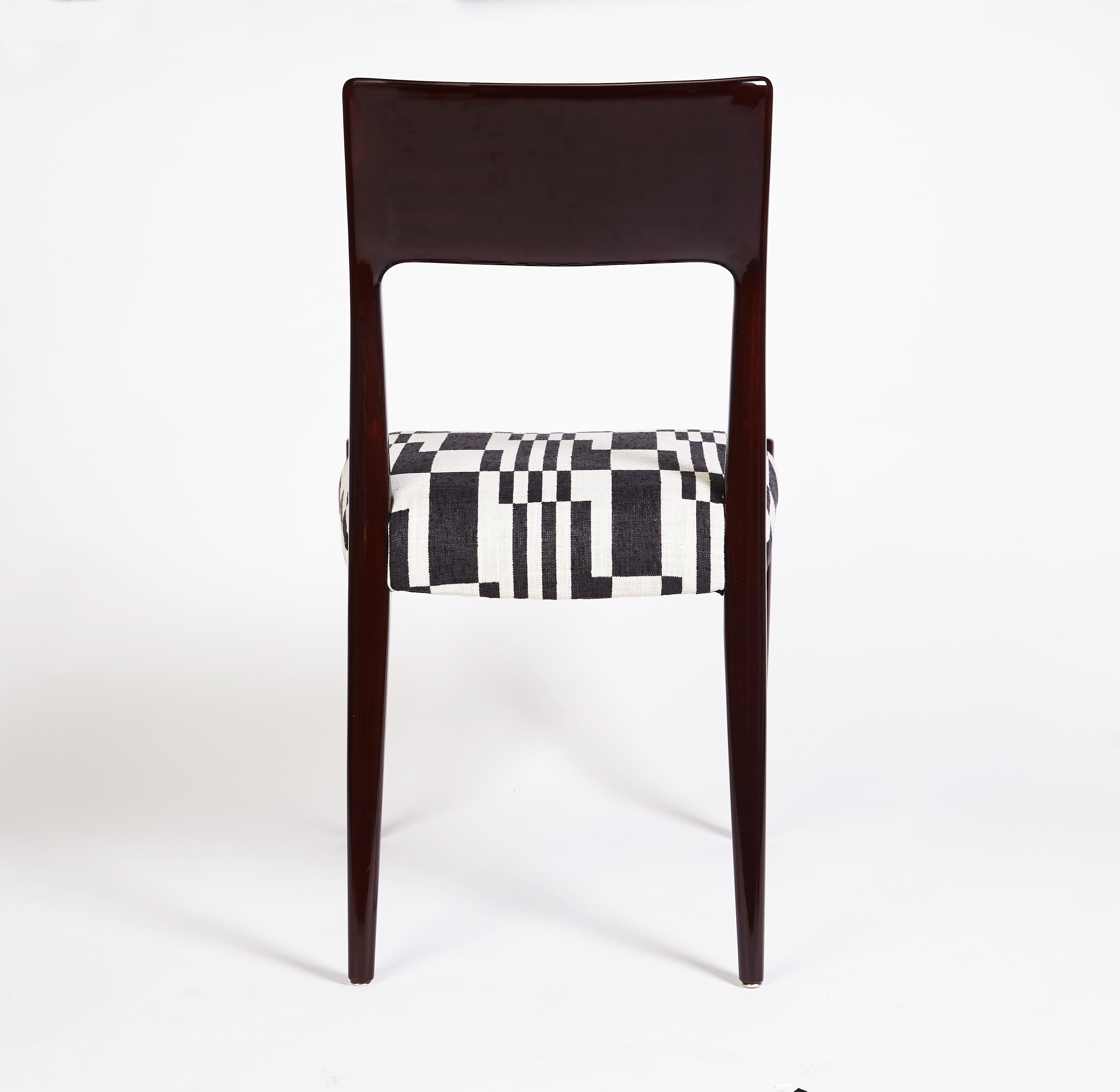 Mid-Century Modern Bossa Chair, in Mahogany Wood, Handcrafted in Portugal by Duistt For Sale