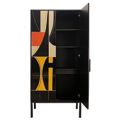 Bossa Dry Bar by Morgan Clayhall – Mixed Media Art Doors, Customizable Design