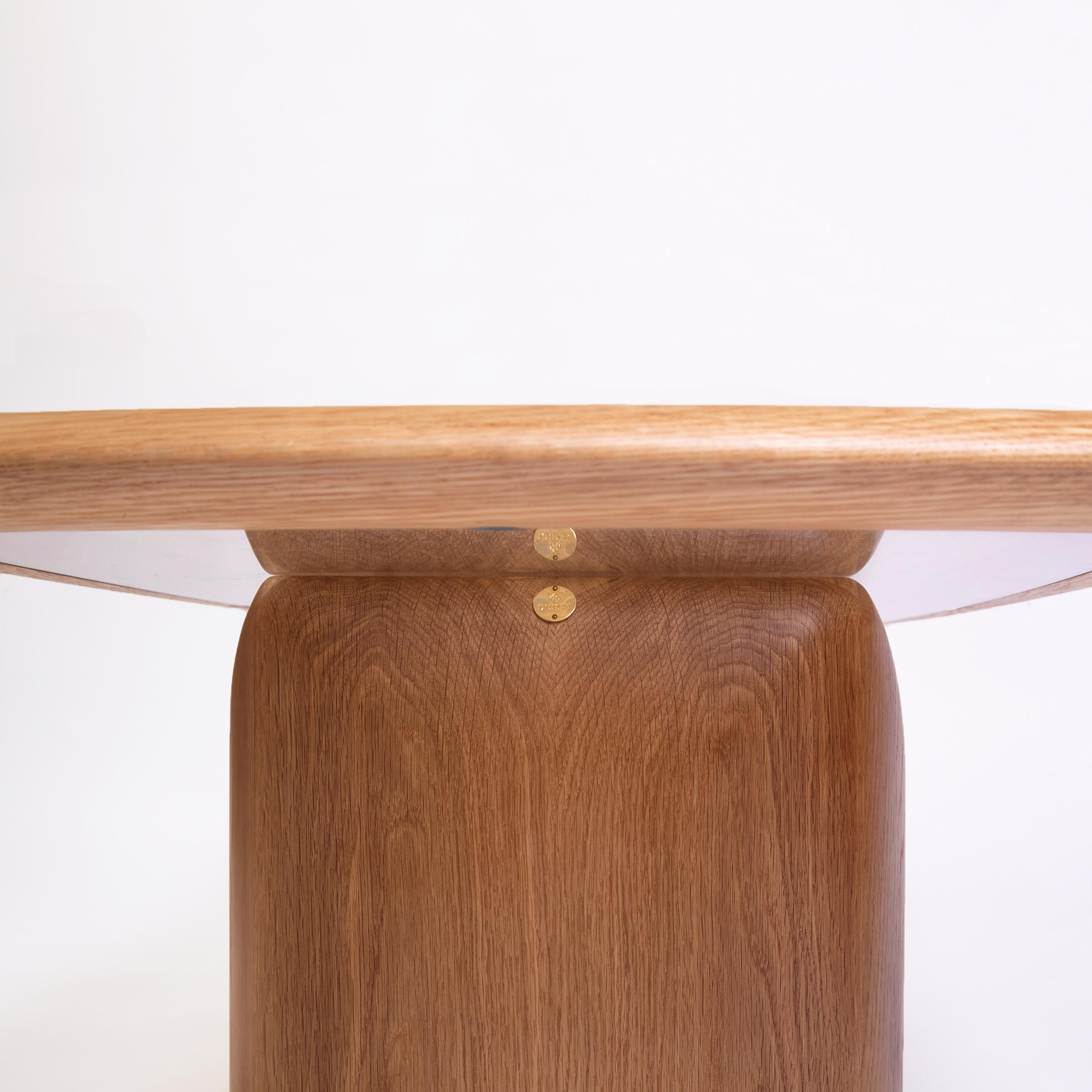 Mid-Century Modern Bossa Rectangular Coffee Table Cane Top, Natural Solid Oak Wood by Duistt For Sale