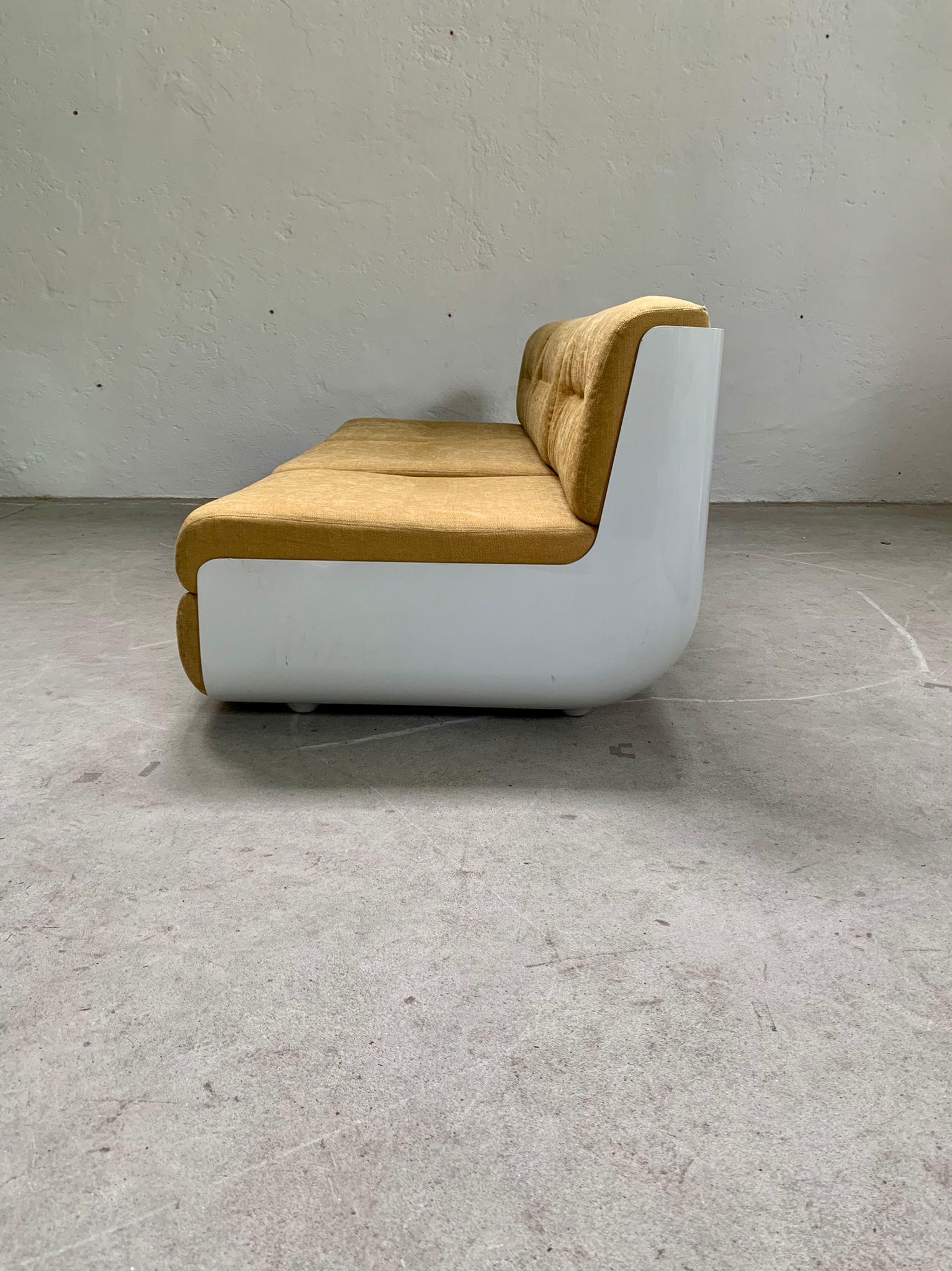 Fabric Bossa sofa by Rodolfo Bonetto and Giotto Stoppino, Italy, 1970s
