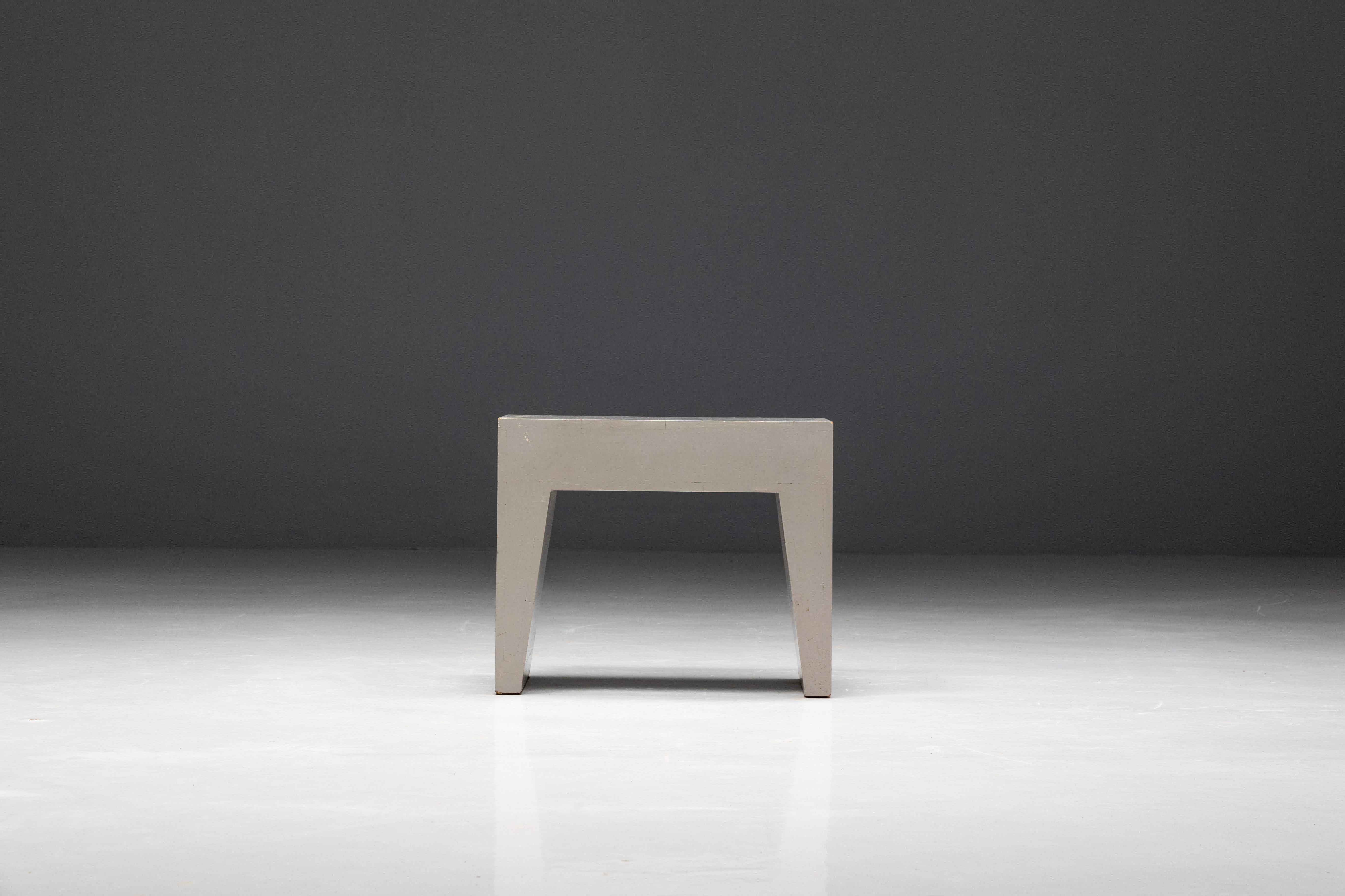 Bossche School Stools by Dom Hans van der Laan & Jan de Jong, Netherlands, 1970s For Sale 9