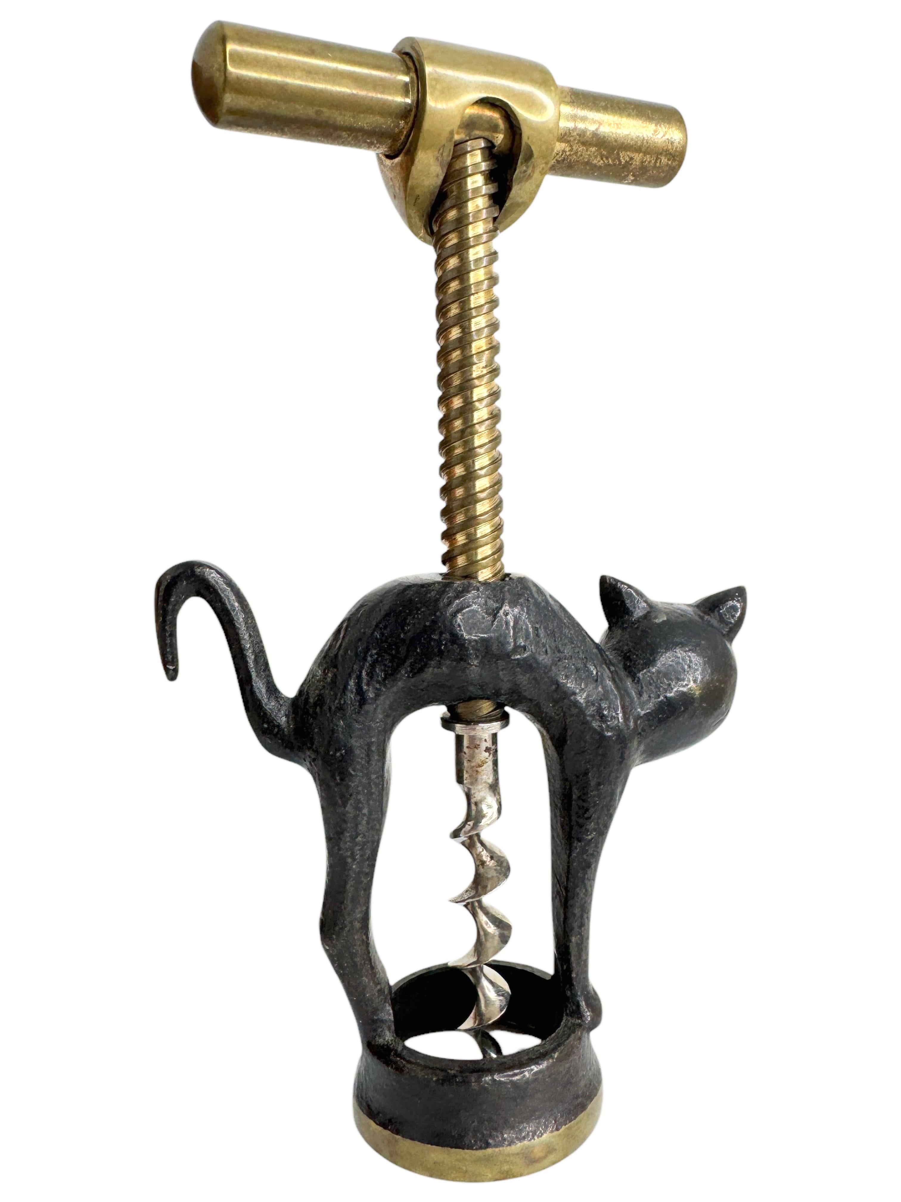 Bosse Baller Corkscrew Halloween Cat Animal Vienna, Austria, 1950s Midcentury For Sale 4