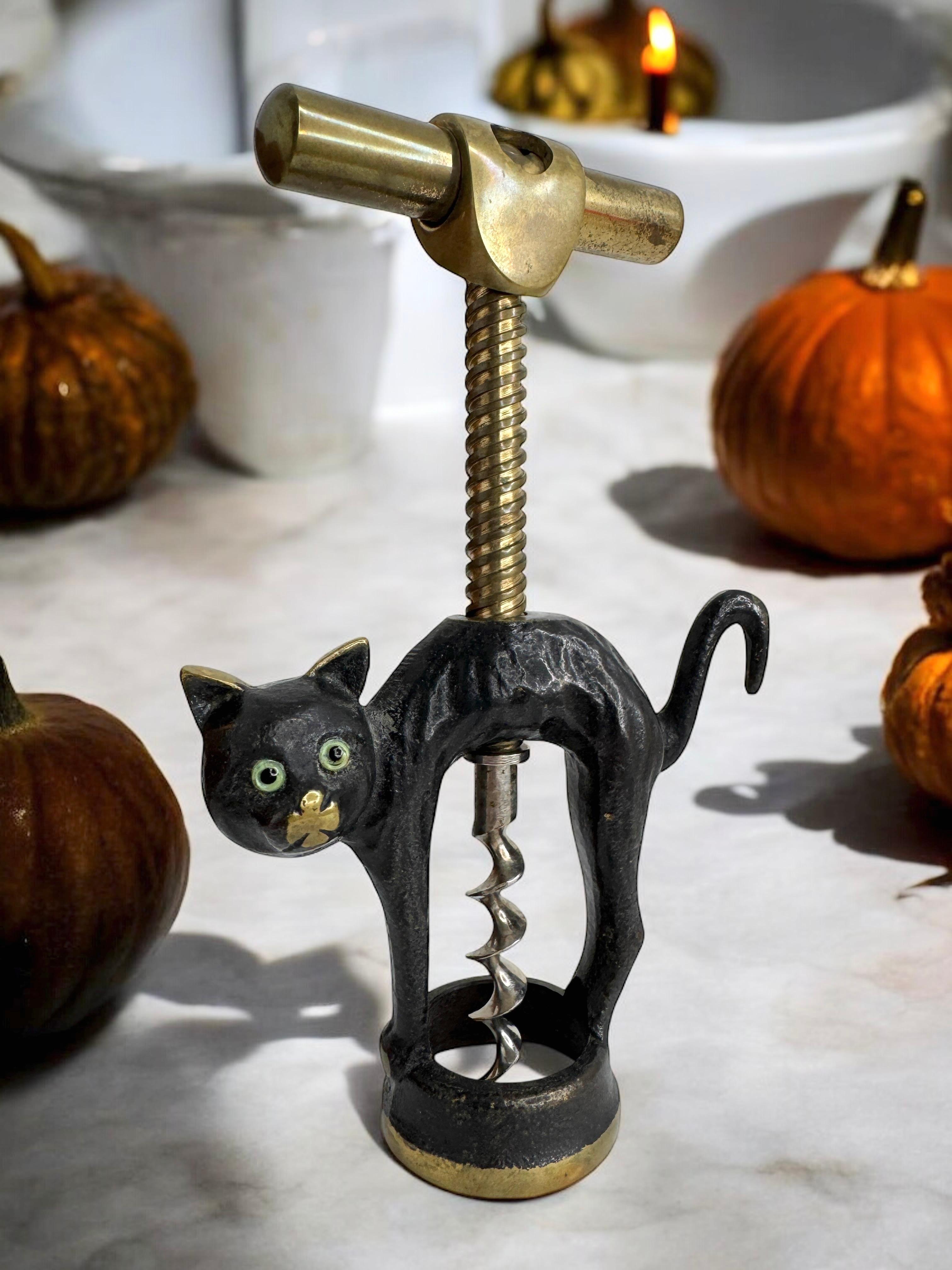 Bosse Baller Corkscrew Halloween Cat Animal Vienna, Austria, 1950s Midcentury For Sale 9
