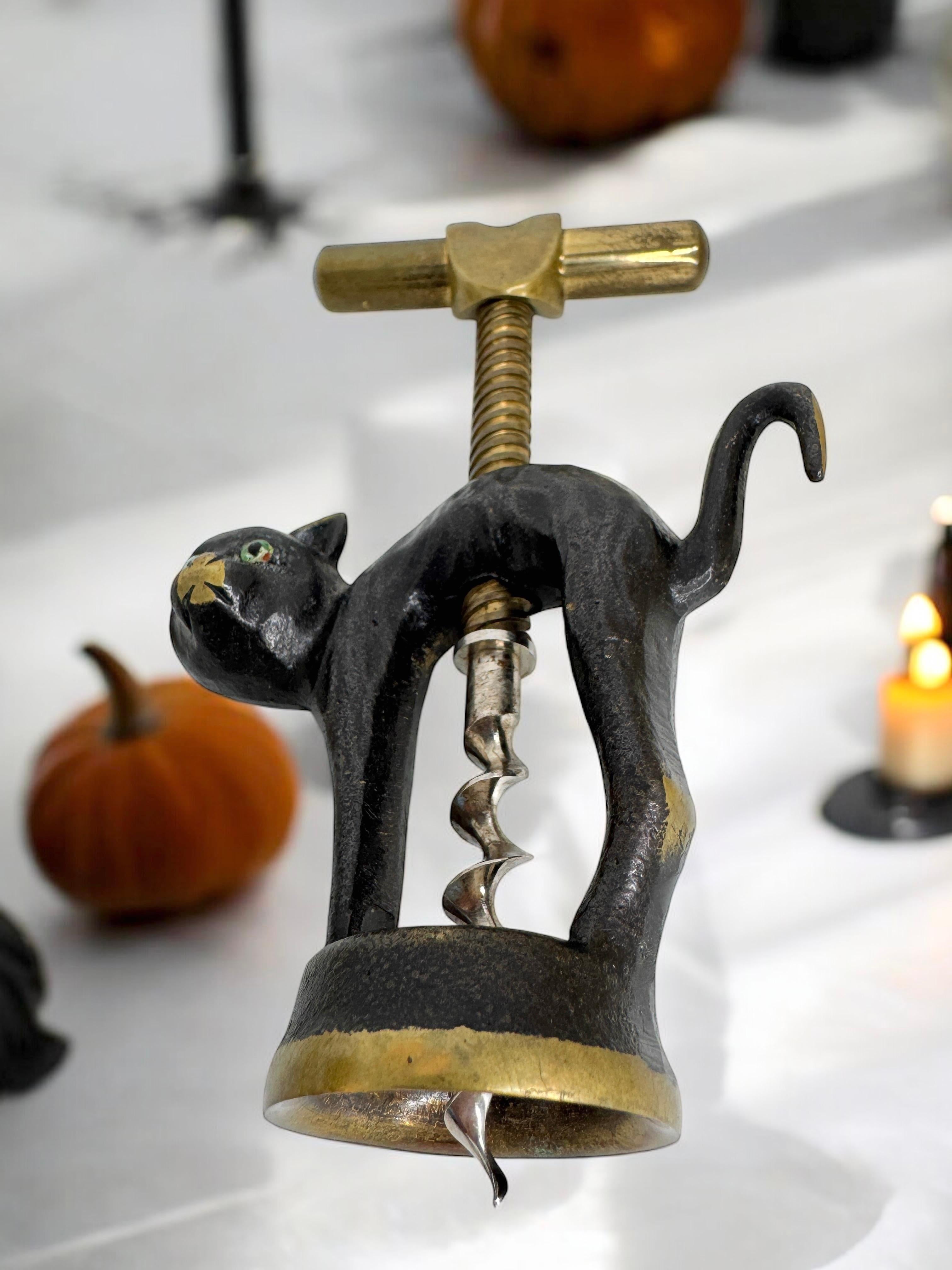 Bosse Baller Corkscrew Halloween Cat Animal Vienna, Austria, 1950s Midcentury For Sale 10