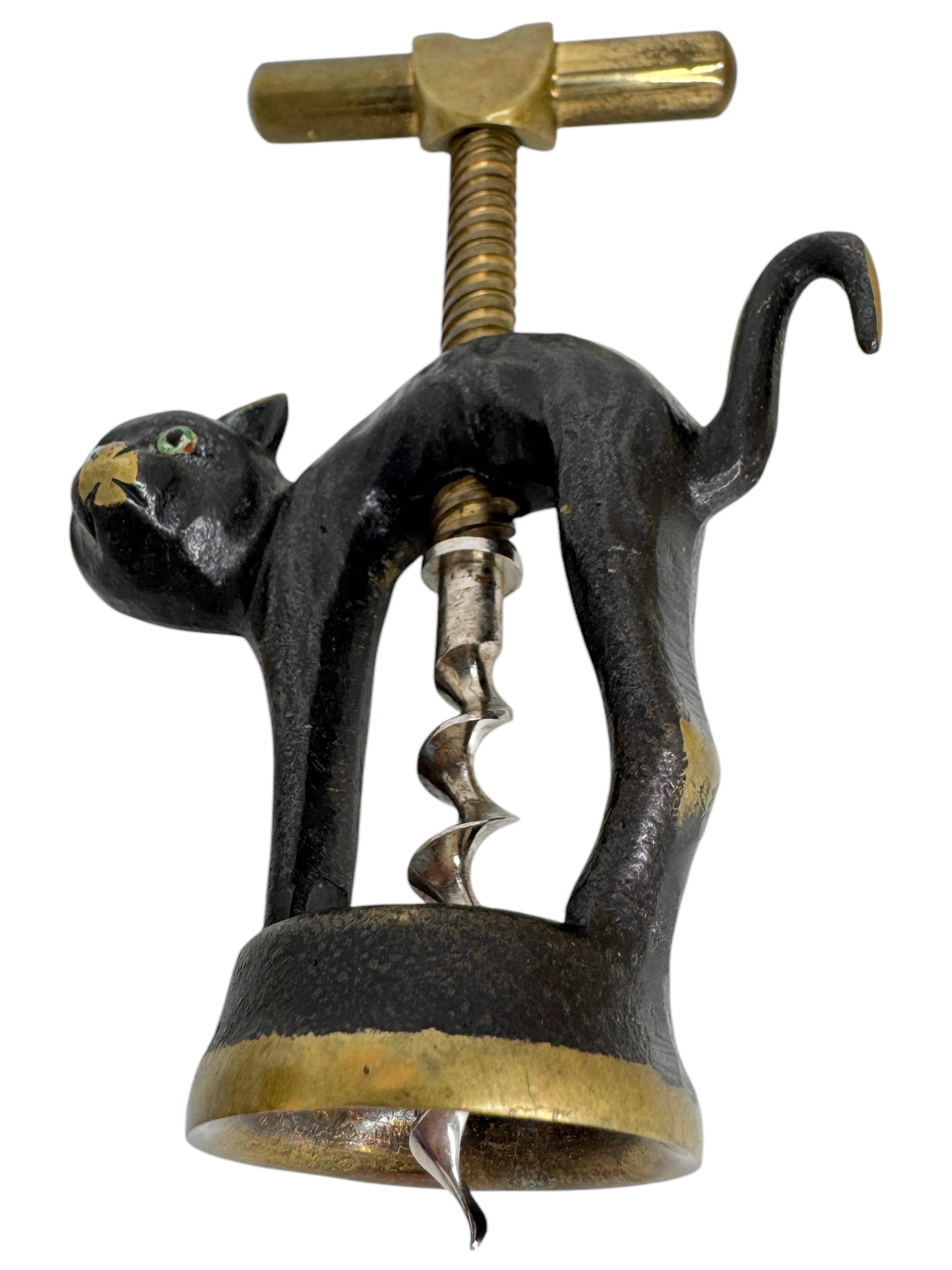 Bosse Baller Corkscrew Halloween Cat Animal Vienna, Austria, 1950s Midcentury For Sale 11
