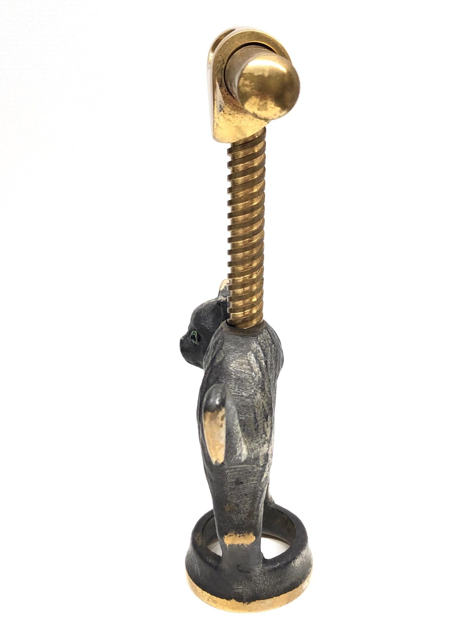 Austrian Bosse Baller Corkscrew Halloween Cat Animal Vienna, Austria, 1950s, Midcentury