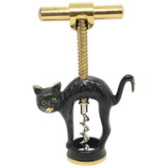 Bosse Baller Corkscrew Halloween Cat Animal Vienna, Austria, 1950s Midcentury