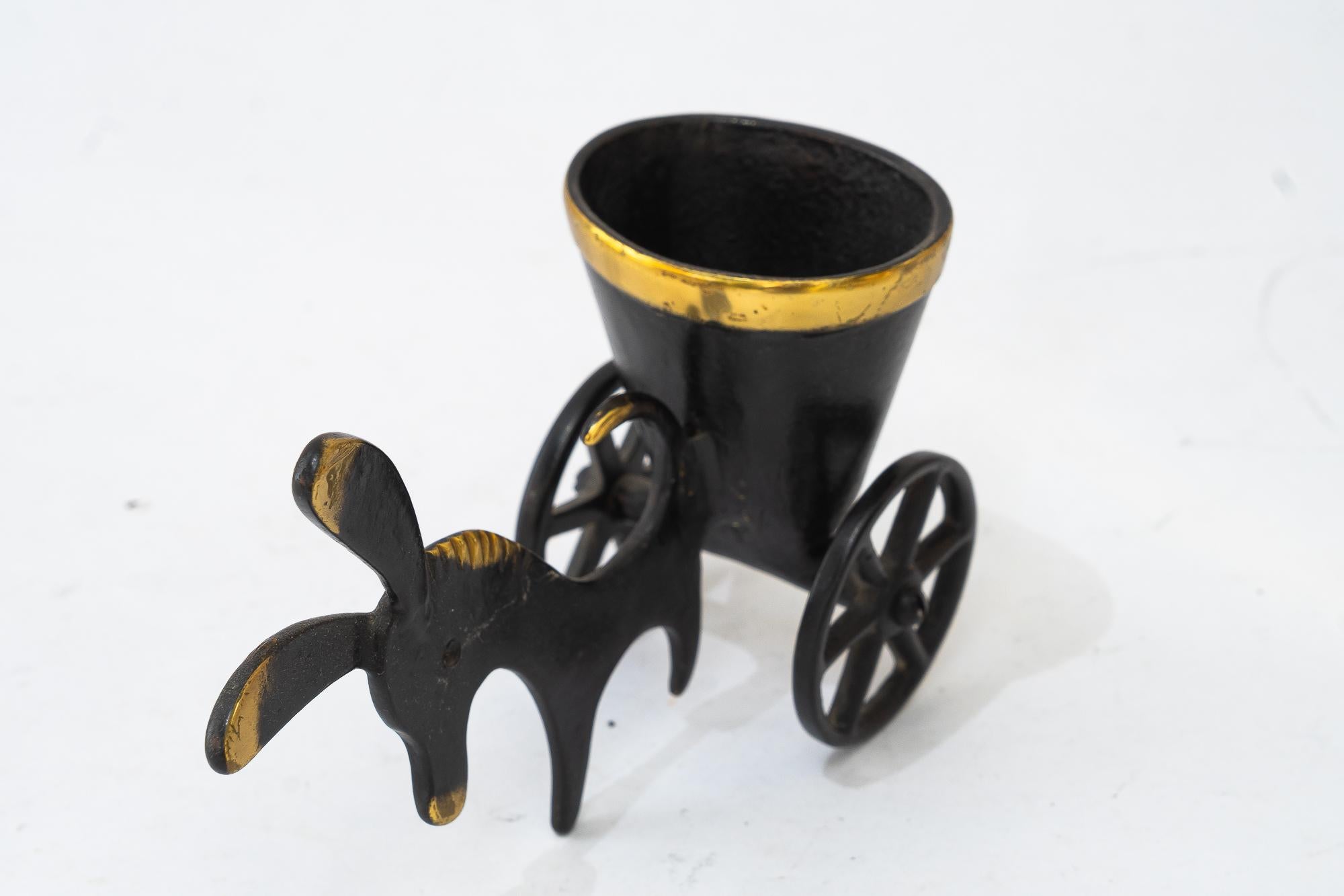 Blackened Bosse donkey cigarette holder vienna around 1950s
