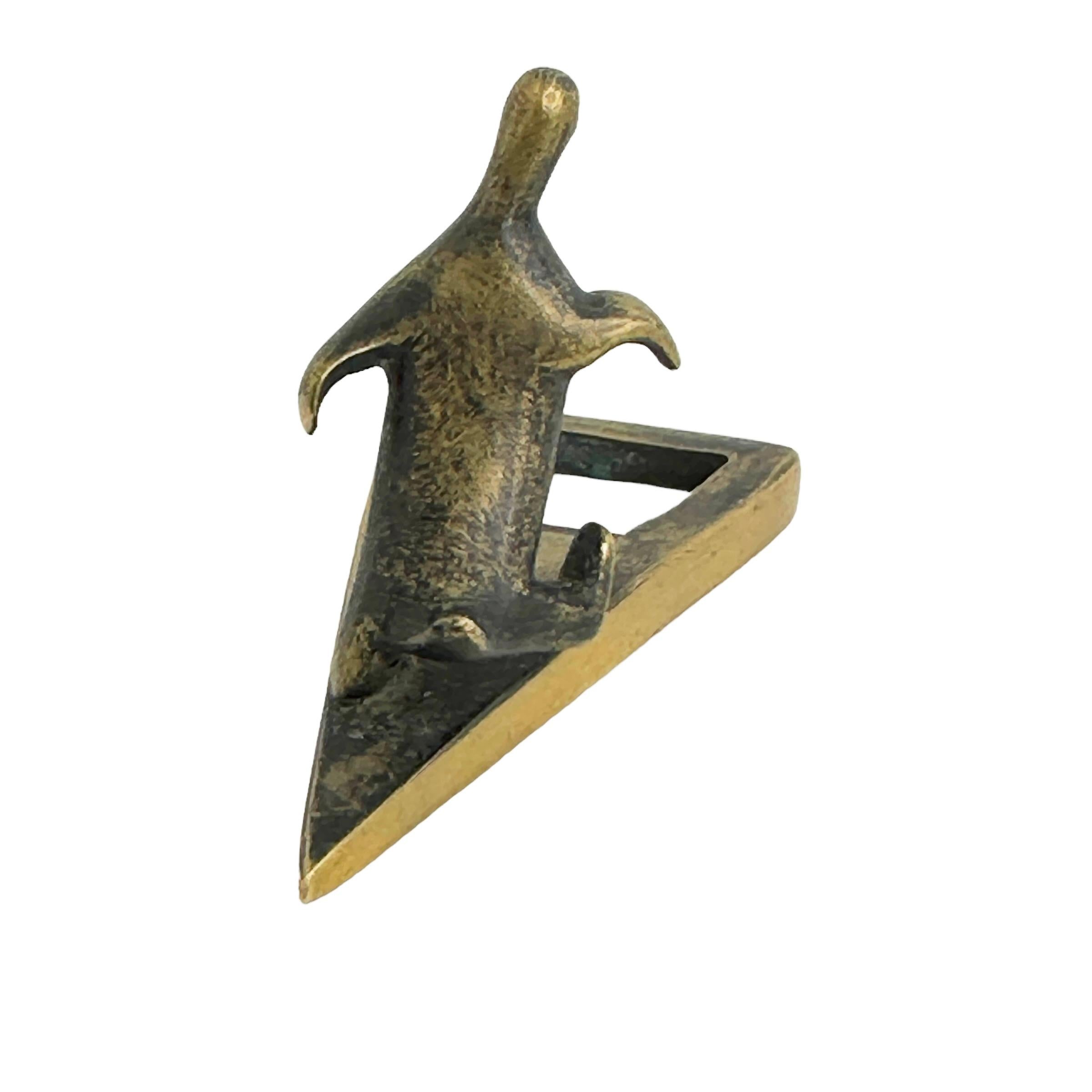 Figure ouvre-bouteille en bronze de Bosse Richard Rohac Mid-Century Modern 1950s Bon état - En vente à Nuernberg, DE