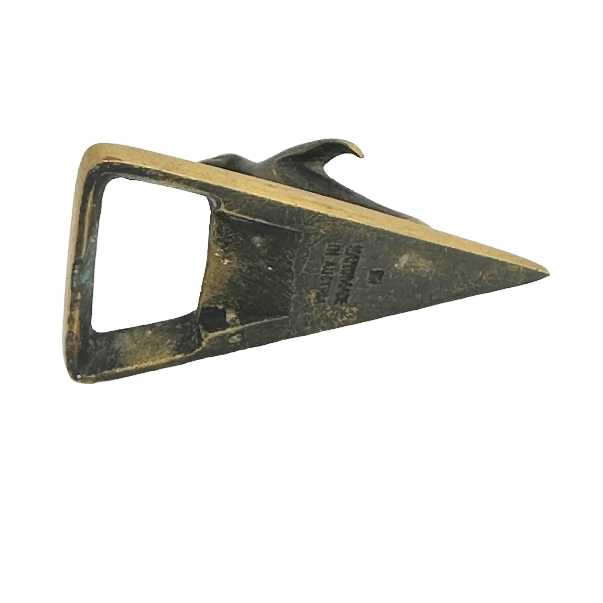Figure ouvre-bouteille en bronze de Bosse Richard Rohac Mid-Century Modern 1950s en vente 1
