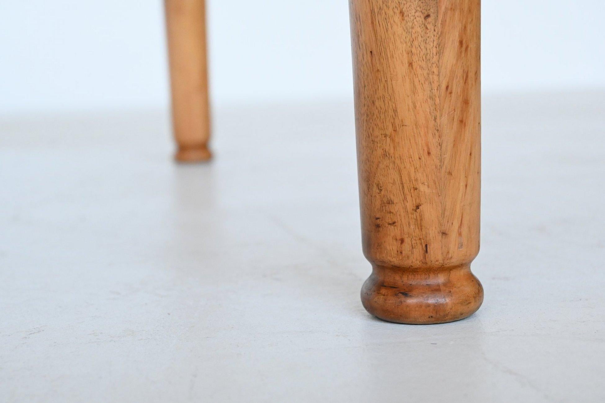 Bosteels Meubelen sculptural dining table walnut Belgium 1960 3