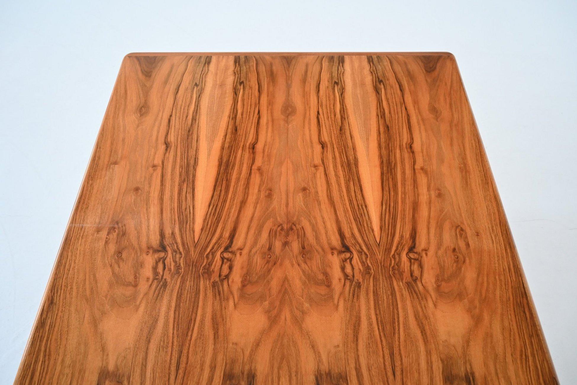 Bosteels Meubelen sculptural dining table walnut Belgium 1960 5