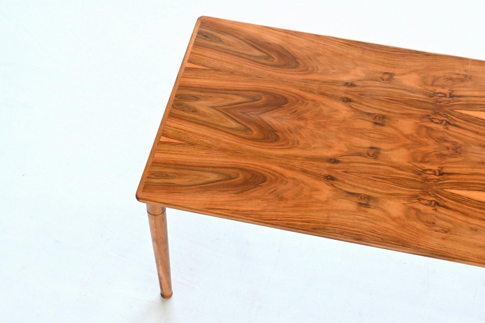 Bosteels Meubelen sculptural dining table walnut Belgium 1960 6
