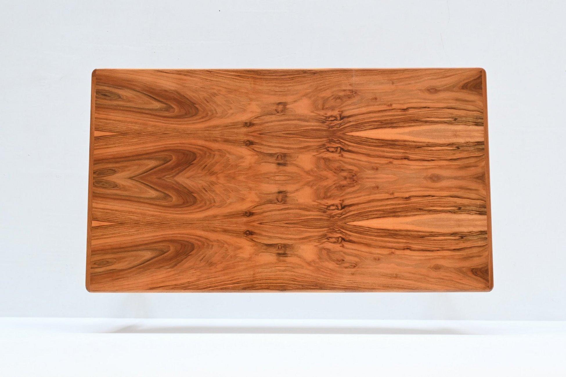 Bosteels Meubelen sculptural dining table walnut Belgium 1960 8