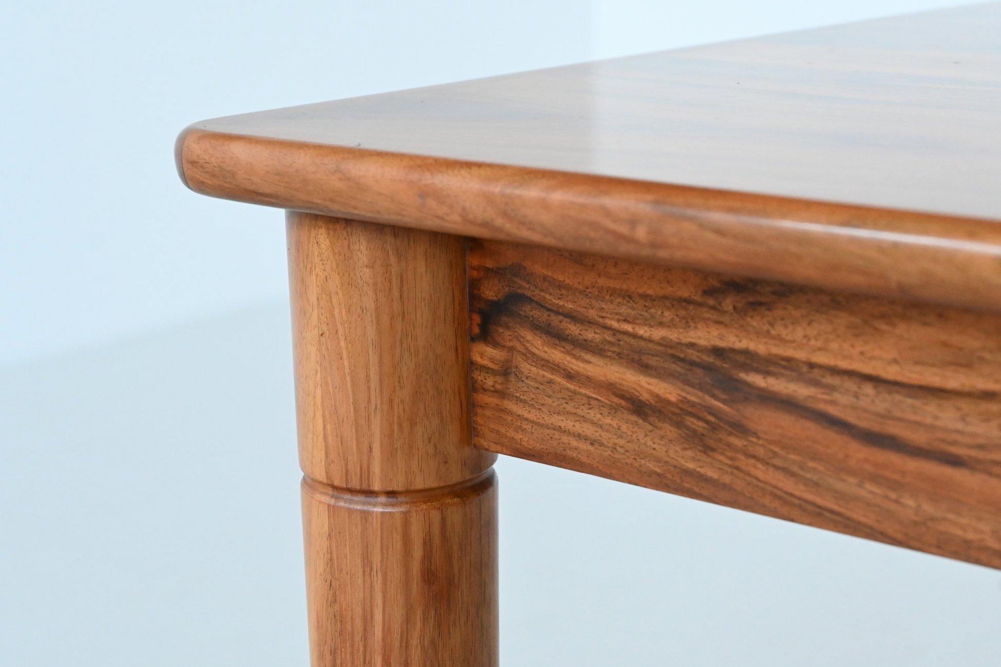 Bosteels Meubelen sculptural dining table walnut Belgium 1960 2