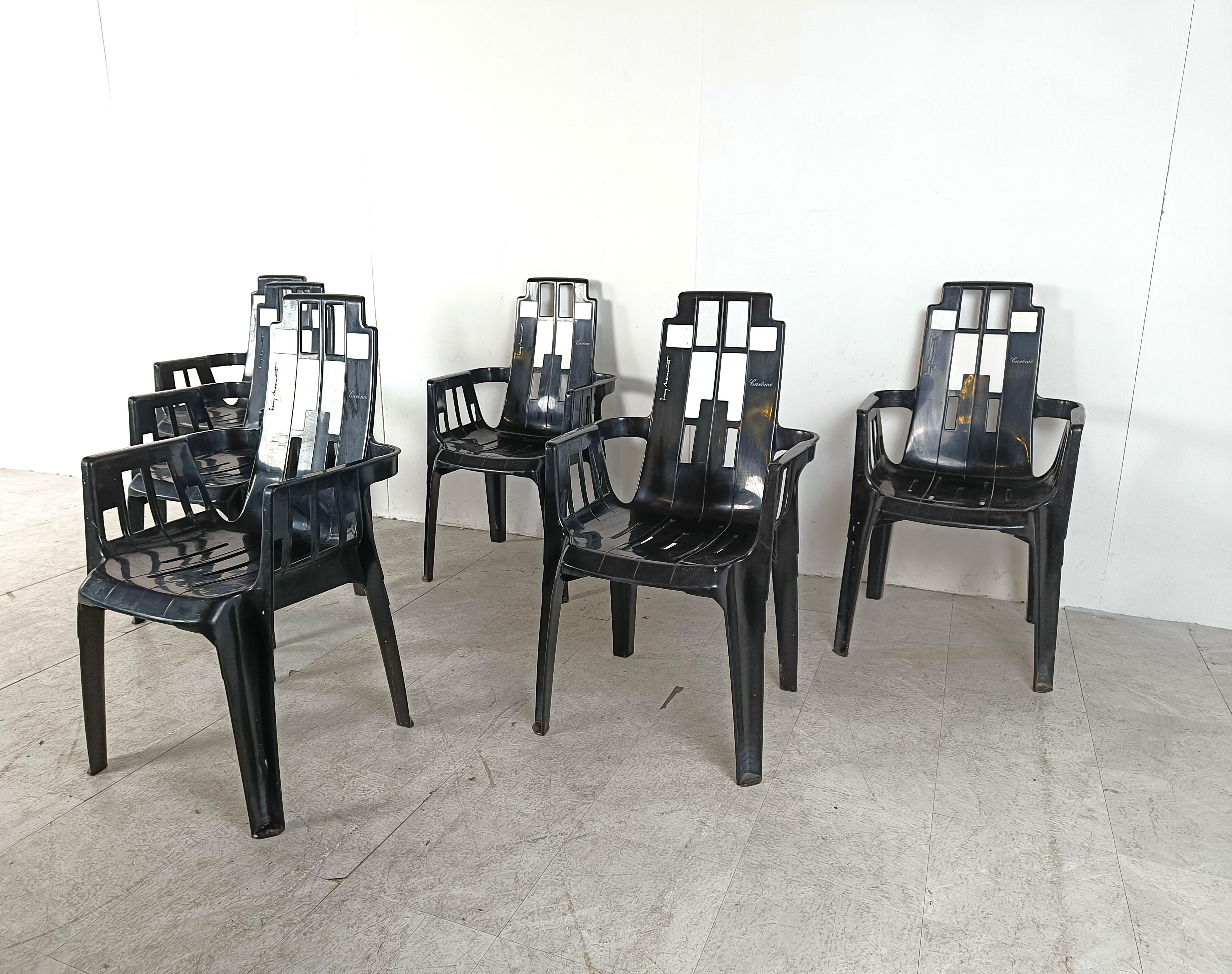 Boston-Stühle von Pierre Paulin für Henry Massonnet, 1988, 6er-Set, Stühle (Ende des 20. Jahrhunderts) im Angebot