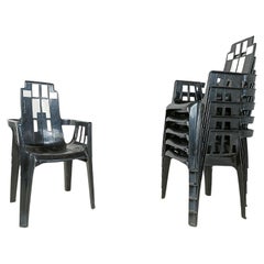 Chaises Boston de Pierre Paulin pour Henry Massonnet, 1988, lot de 6