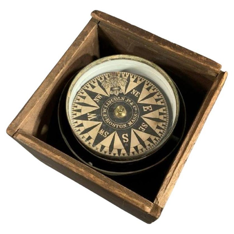 Boston Compass by F.W. Lincoln Jr For Sale at 1stDibs lincoln compass
