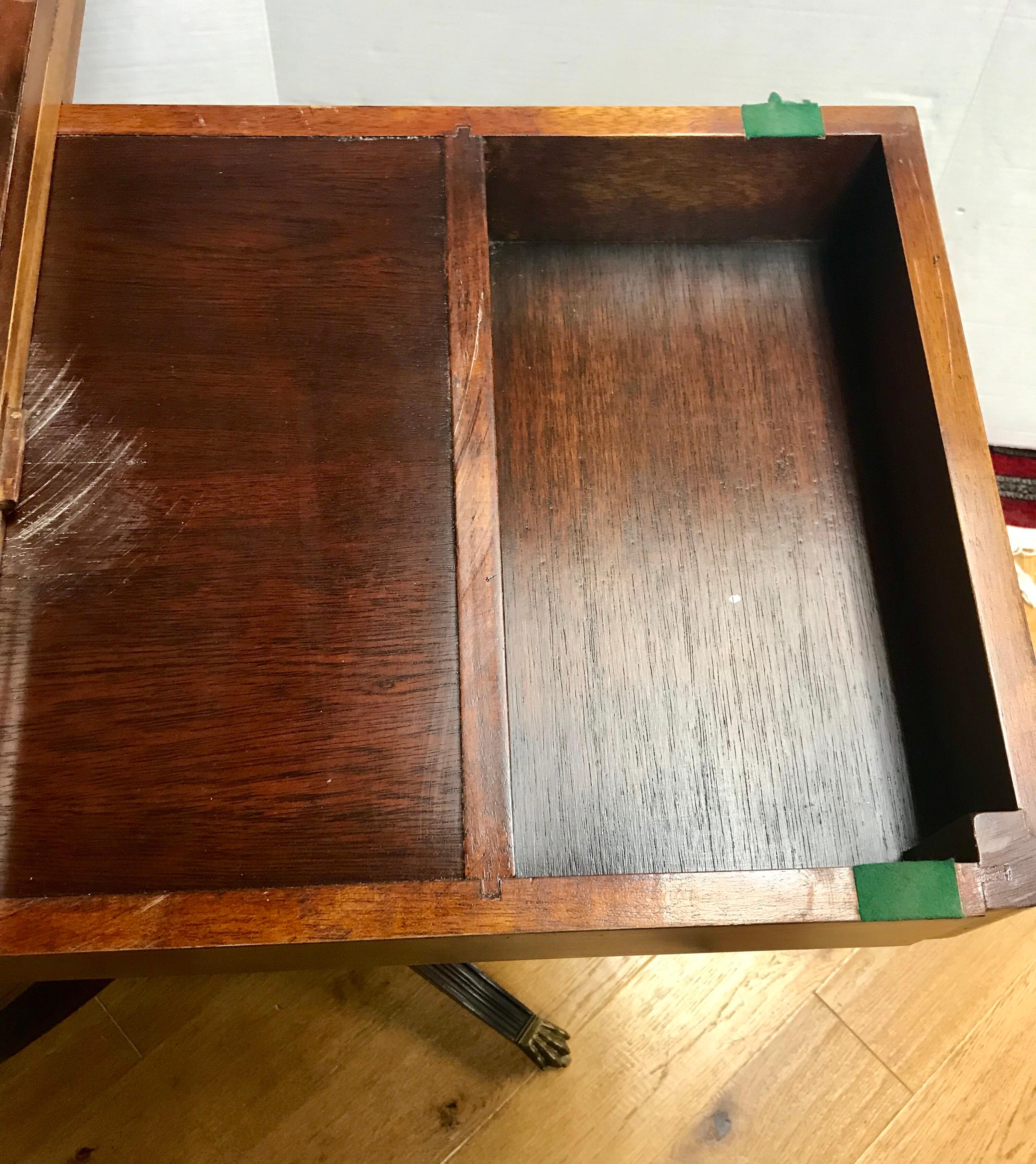 Boston Federal 19th Century Mahogany Flip Top Game Table 4