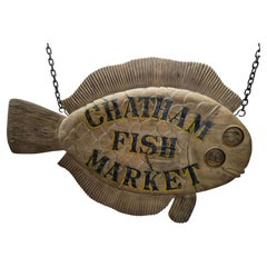 Boston Fish Market Trade Sign