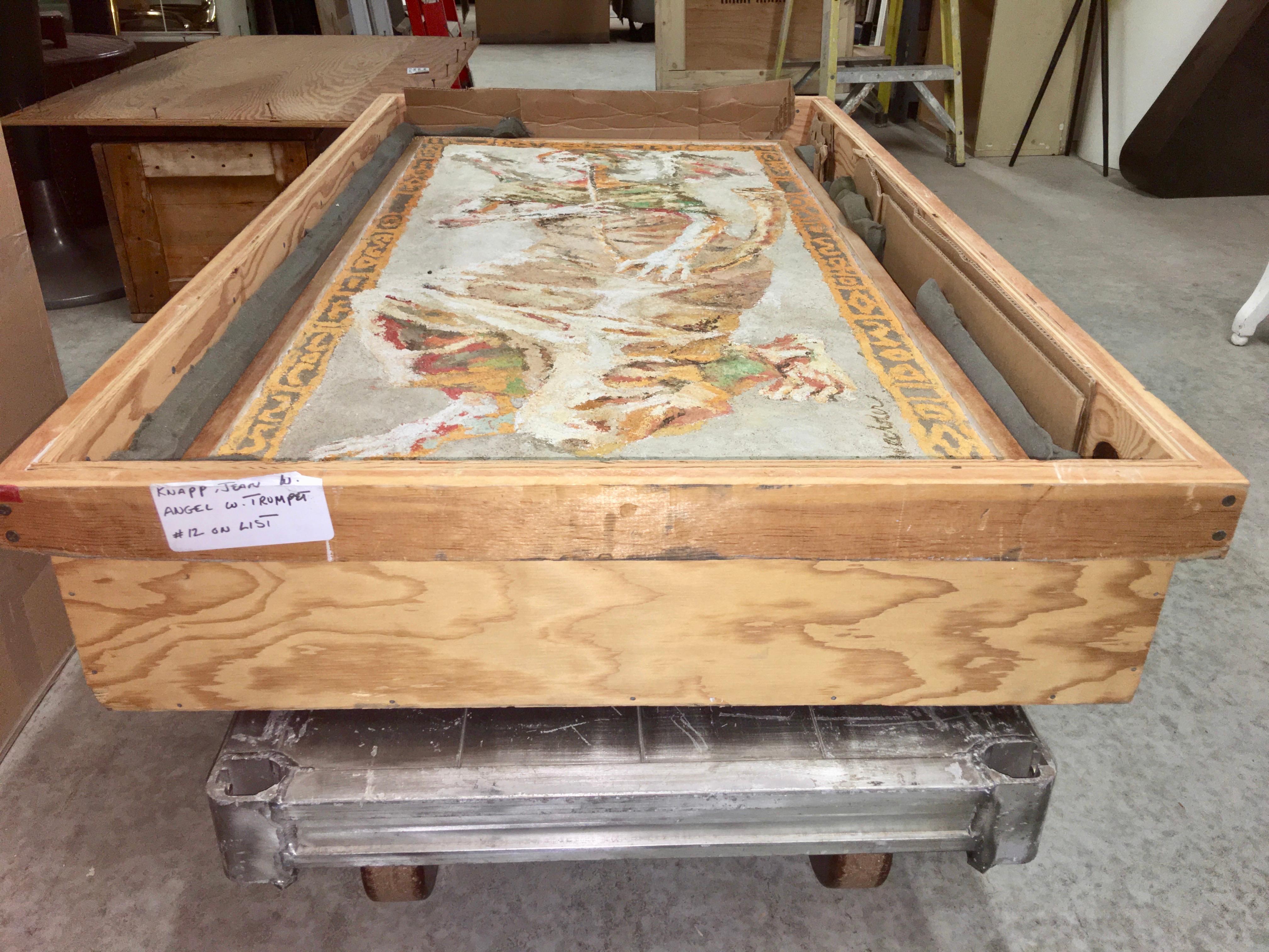 Fresco moderno de Boston de Ángel sobre hormigón de Jean Wechsler Knapp en venta 5