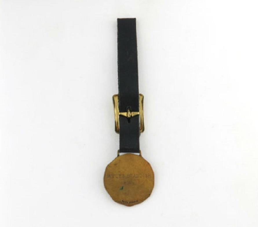 leather watch fob