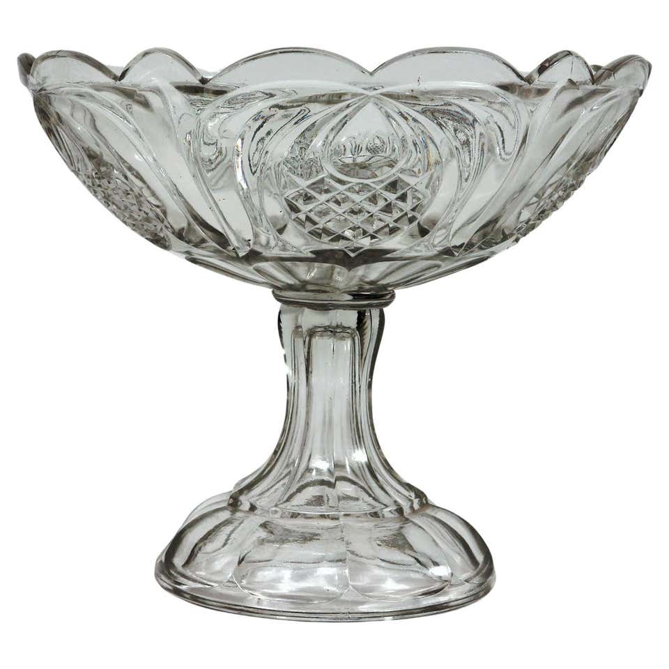 Antique Glass Compotes - 256 For Sale on 1stDibs | vintage glass ...