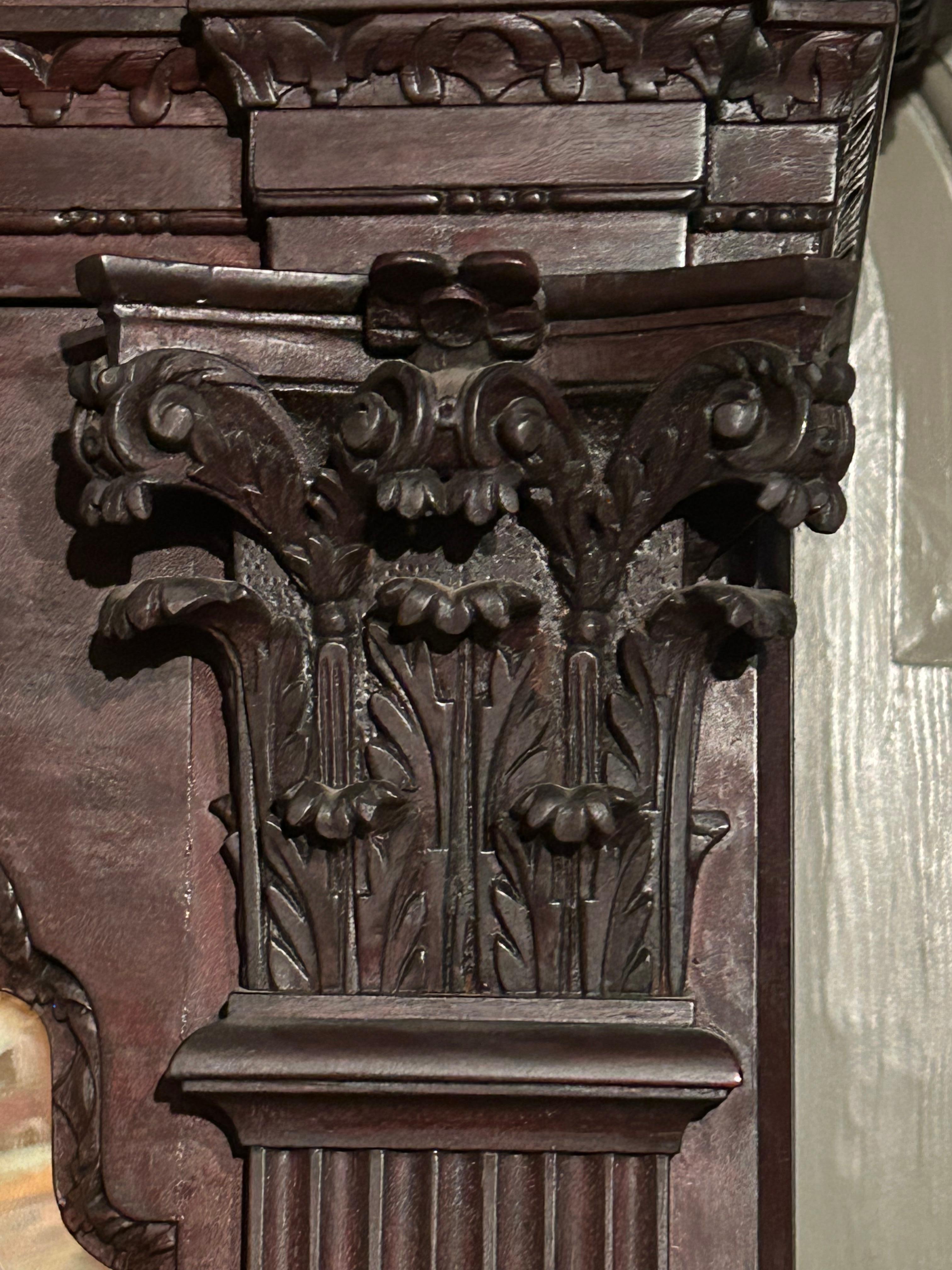 Segretaria a bombe in stile Chippendale Boston in vendita 5
