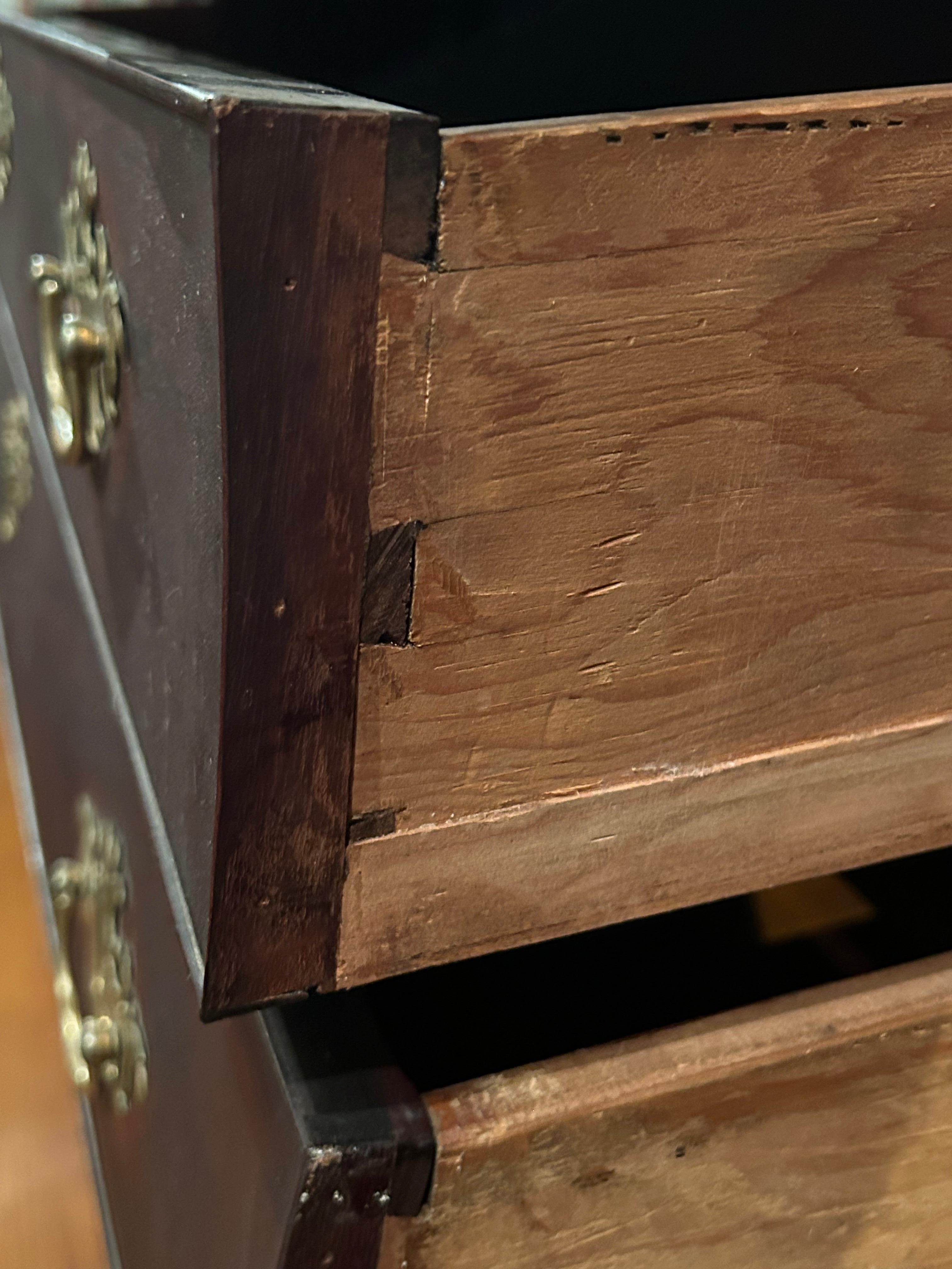 Segretaria a bombe in stile Chippendale Boston in vendita 9