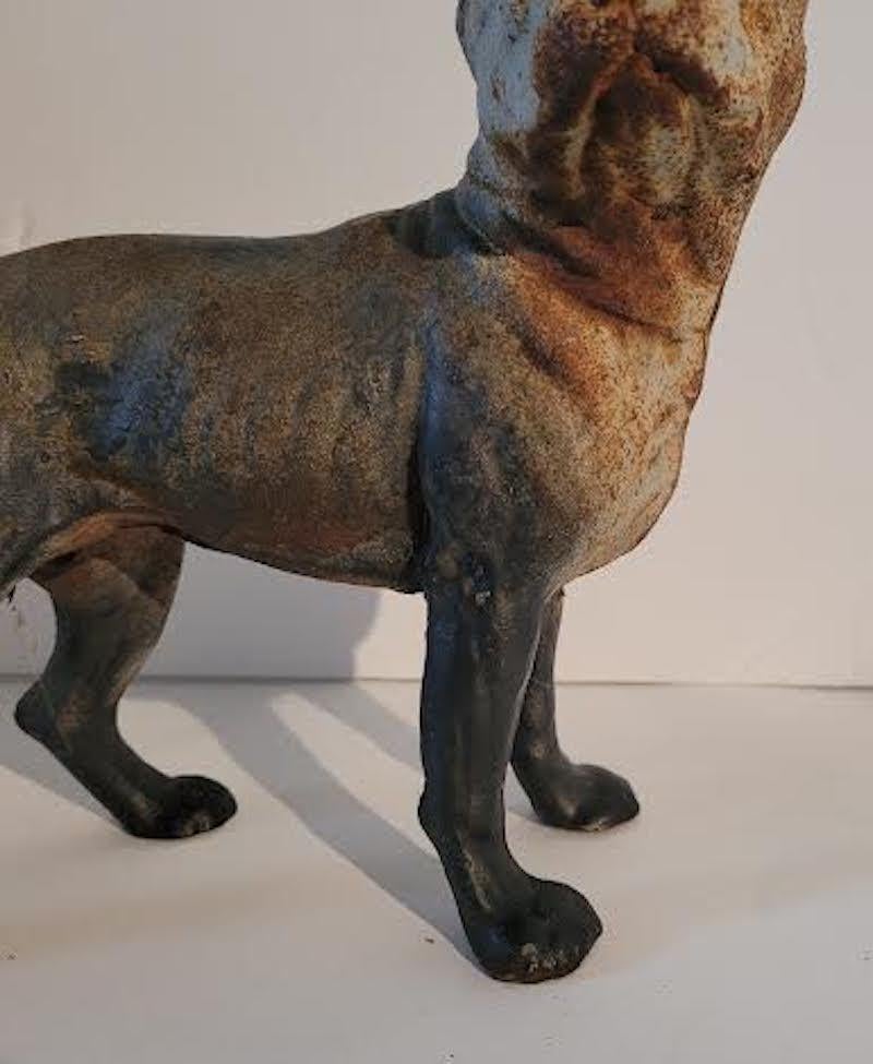 Boston Terrier Heavy Cast Iron Doorstop For Sale 1