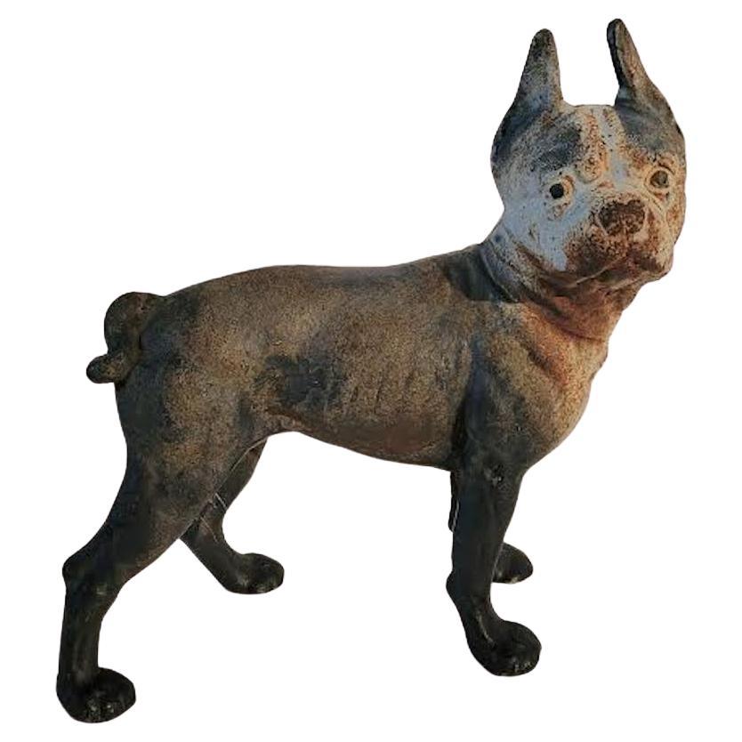 Boston Terrier Heavy Cast Iron Doorstop