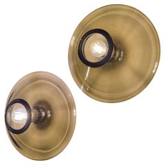 Bot wall sconces designed by Giusto Toso for Leucos, Italy 1970