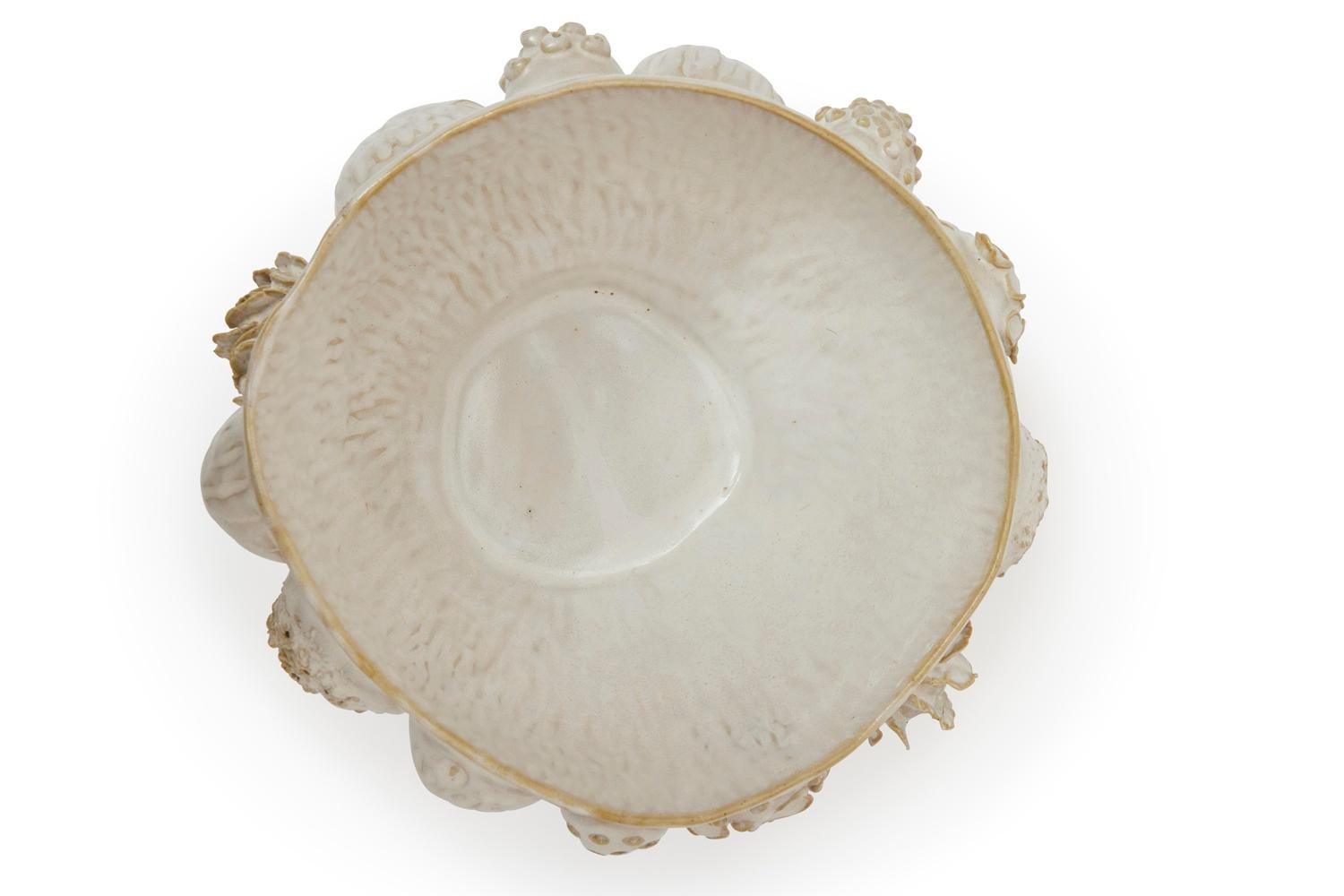 Botanica Bowl in Glazed Ceramic by Trish DeMasi For Sale 1