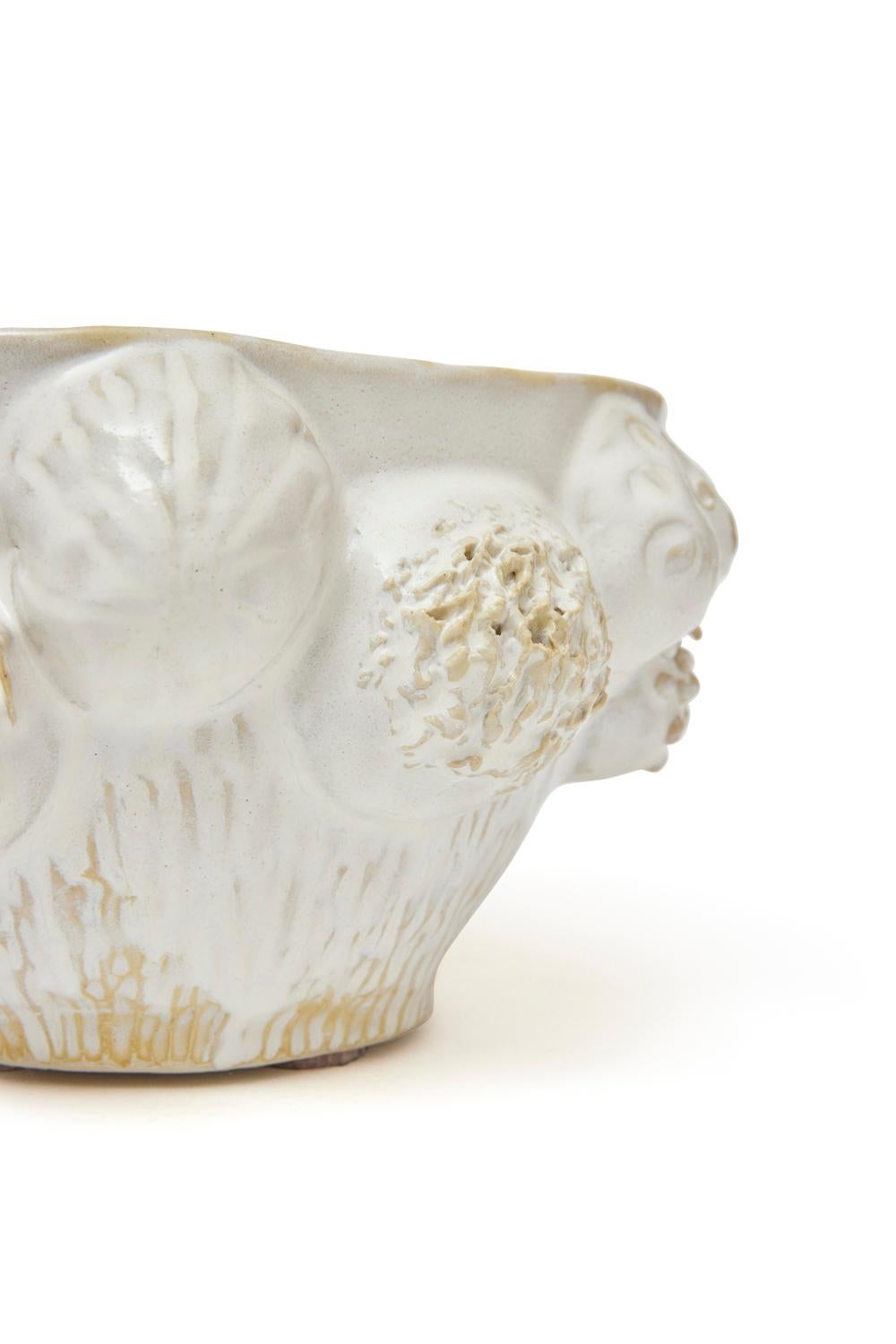 Botanica Bowl in Glazed Ceramic by Trish DeMasi For Sale 2