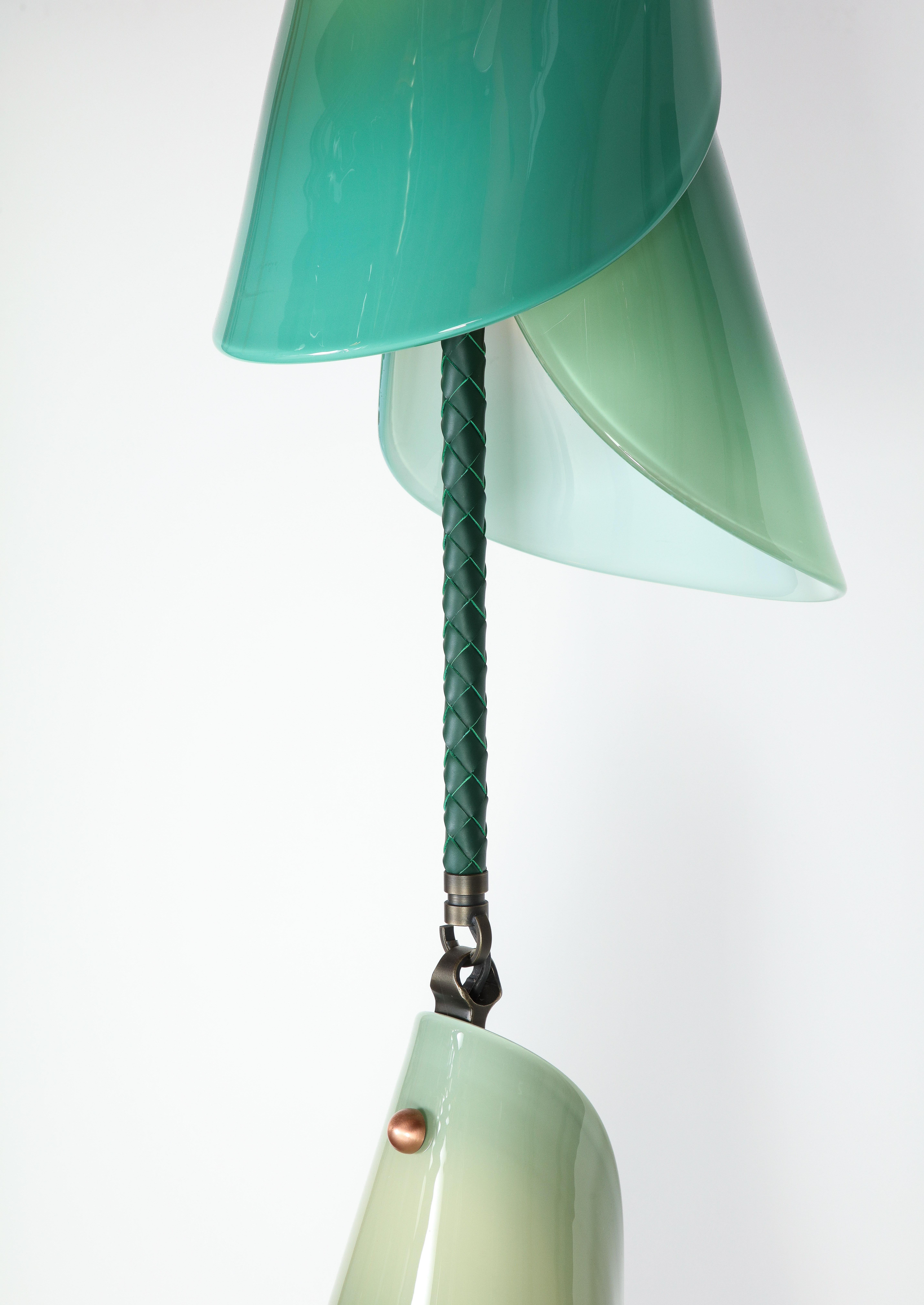 Lampadario Botanica: Whiting, Vaniglia, Vetro trasparente di AVRAM RUSU STUDIO in vendita 5