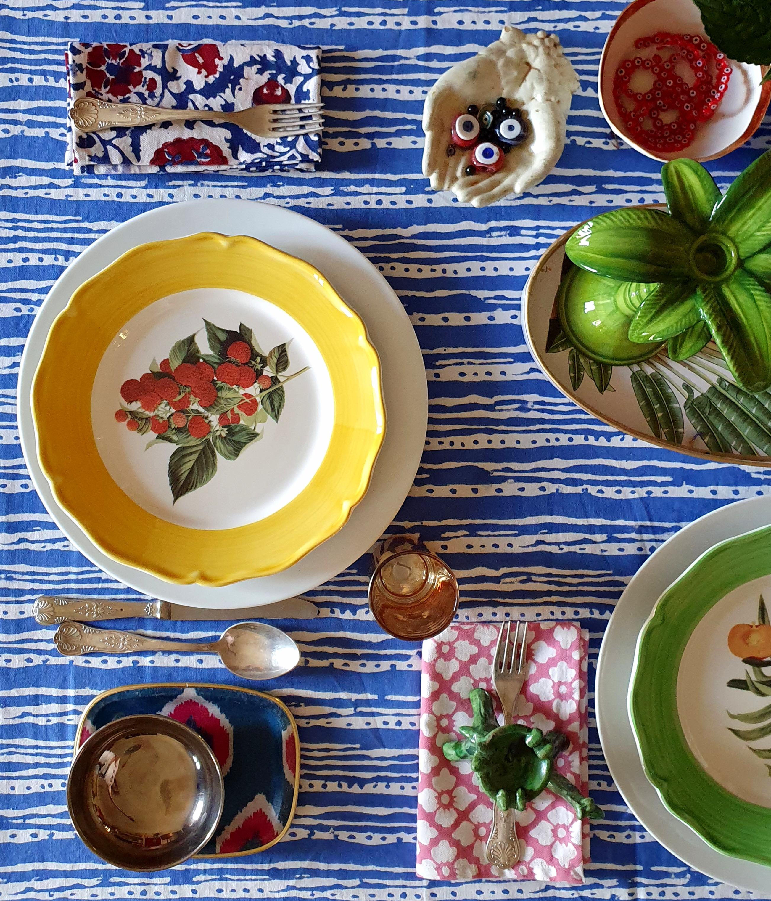 hand painted italian plates