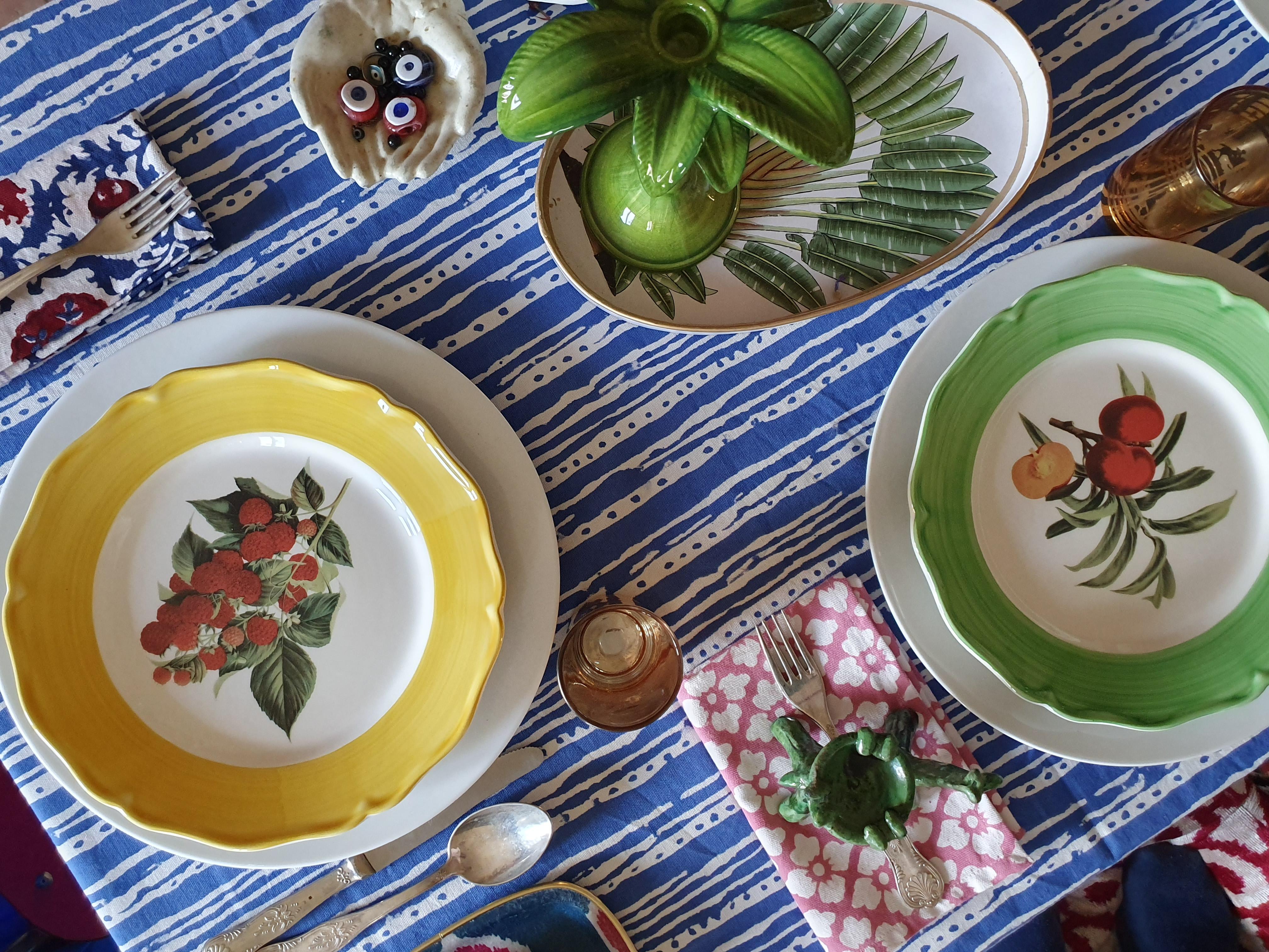 italian ceramic dinner plates