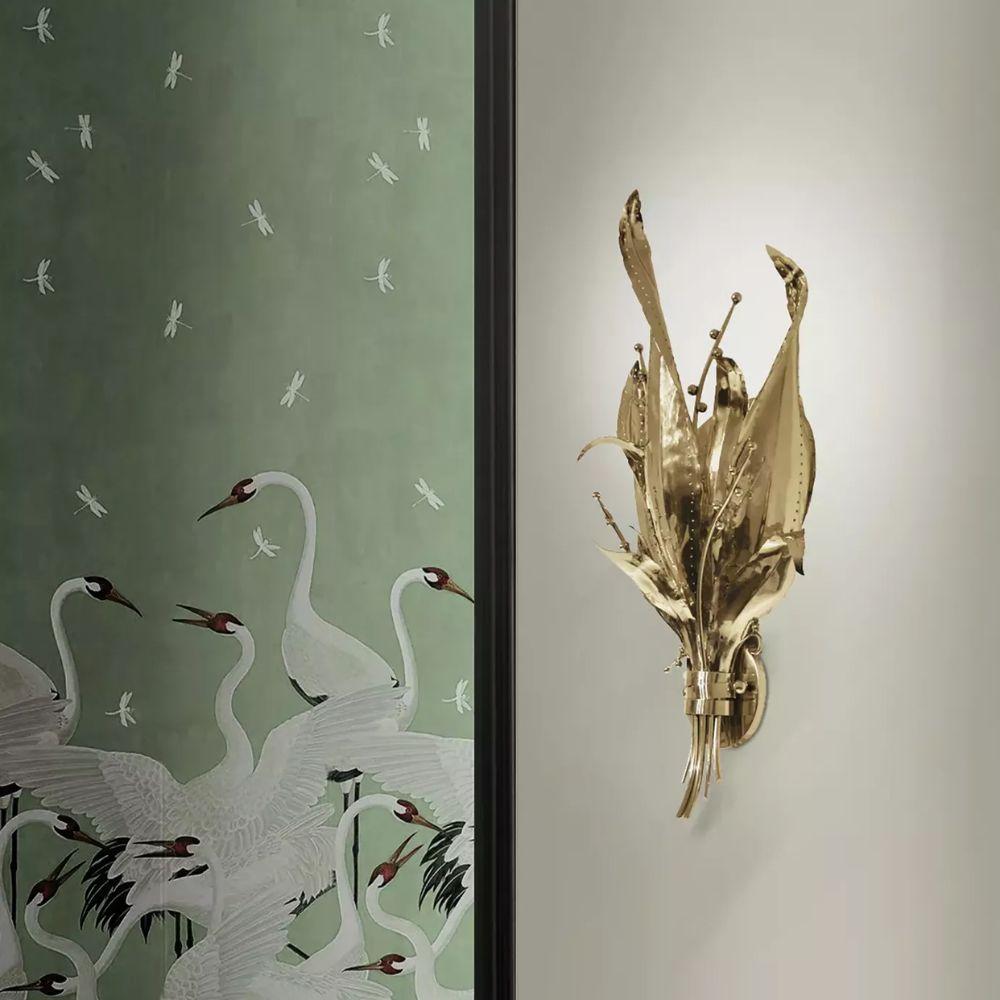 Aplique Botanica - En Stock USA Latón en venta