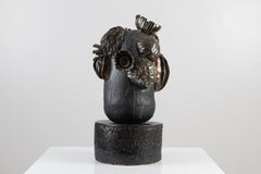 Botanica Sculpture in Metallic Glazed Ceramic by Trish DeMasi