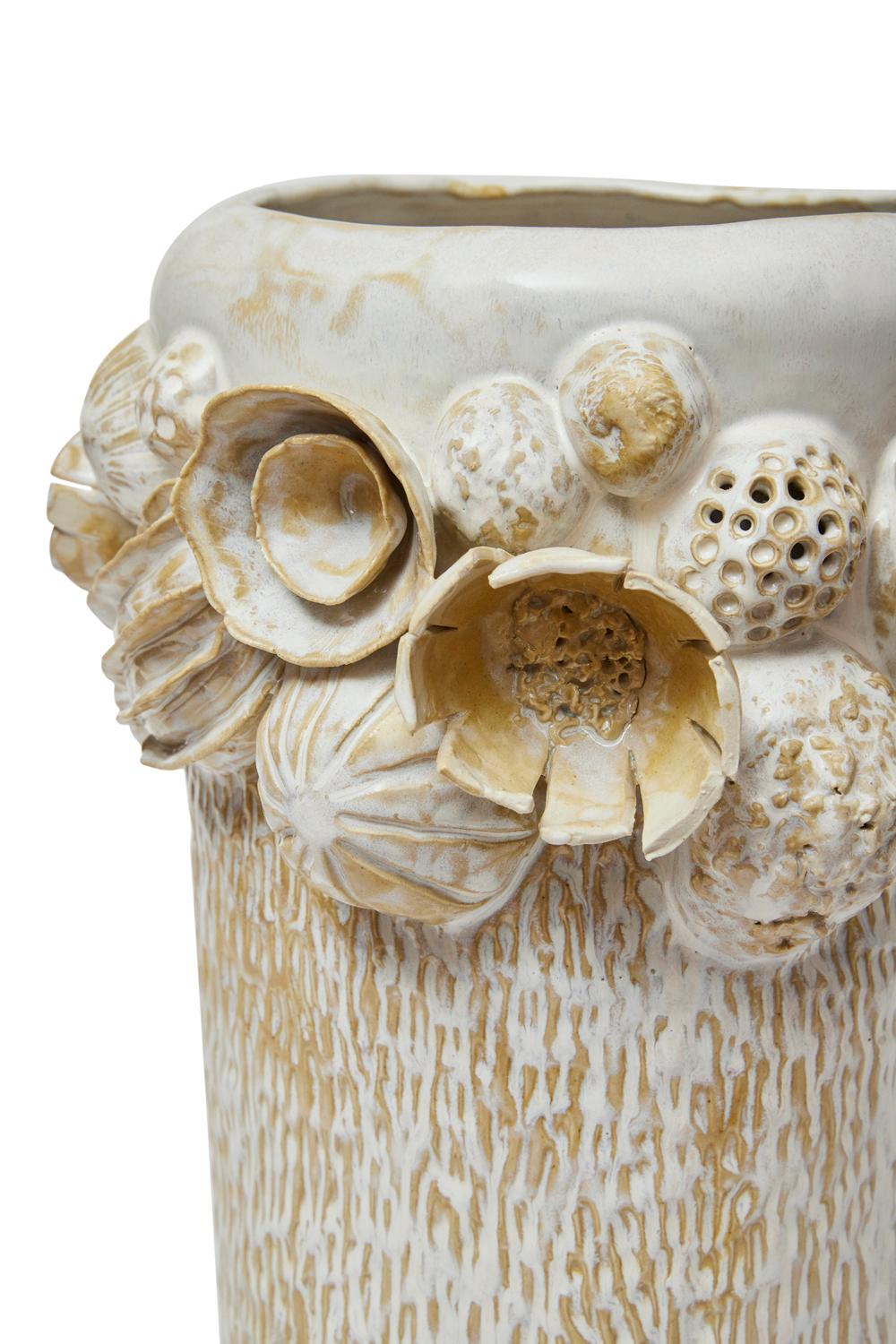 Vernissé Vase Botanica II en céramique émaillée de Trish DeMasi en vente