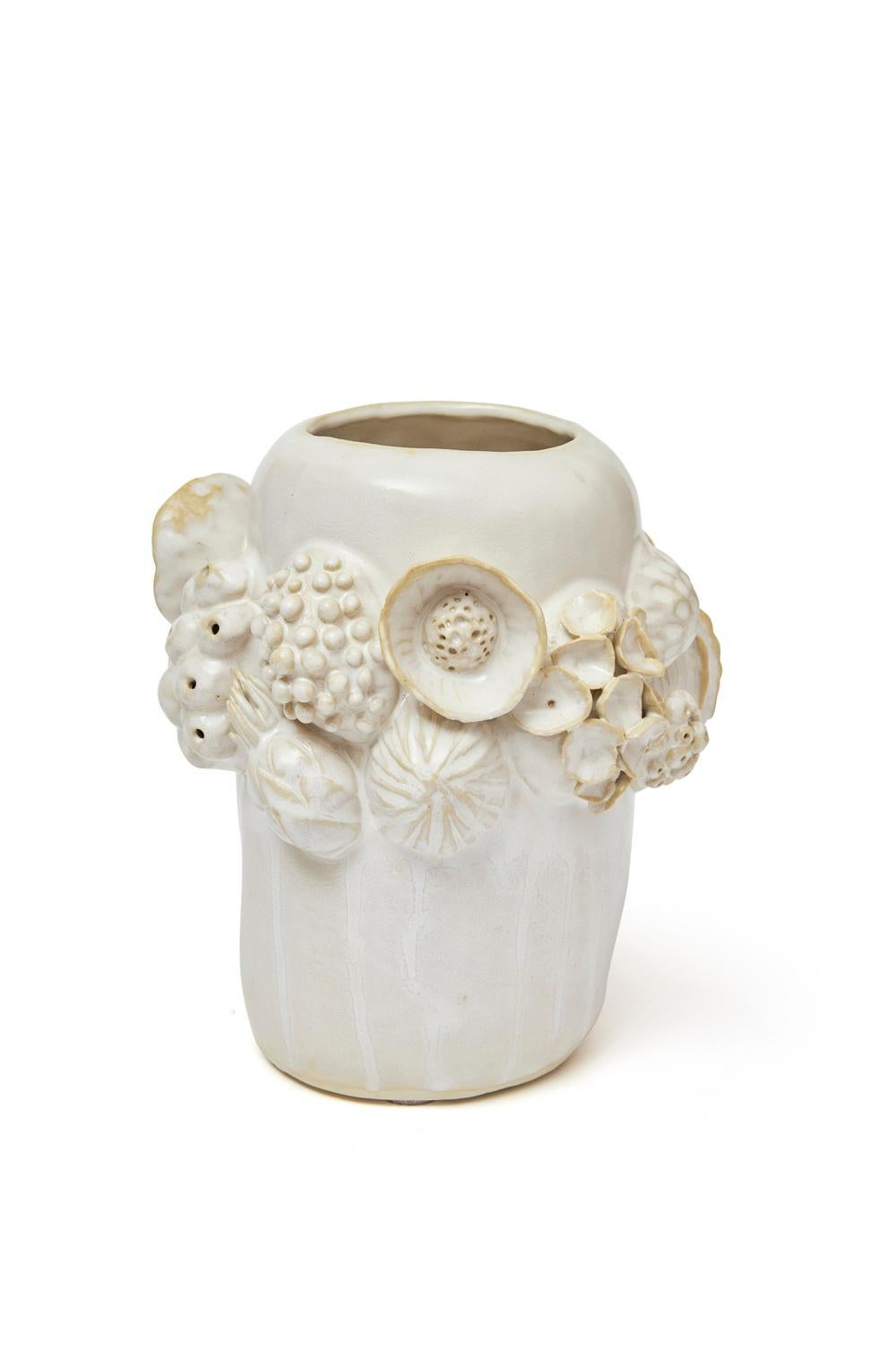Vernissé Vase Botanica en céramique émaillée de Trish DeMasi en vente
